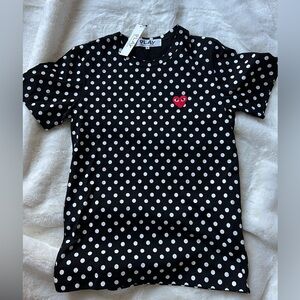 Comme des Garçons PLAY dot t shirt